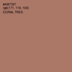 #AB7767 - Coral Tree Color Image